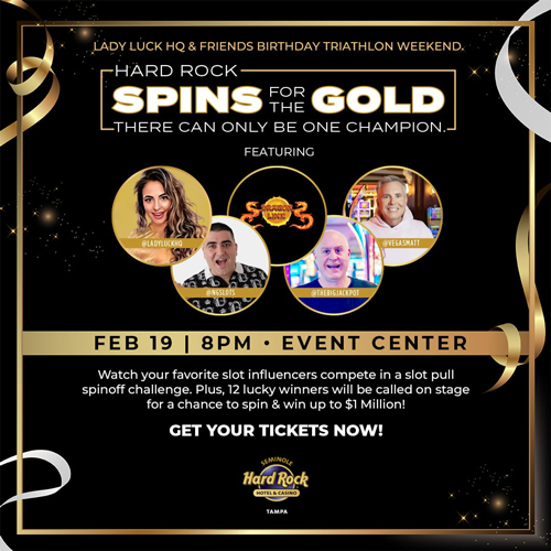 Lady Luck HQ & Friends Birthday Triathlon Weekend at Hard Rock , 19 February
